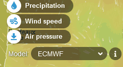 ECMWF weather model